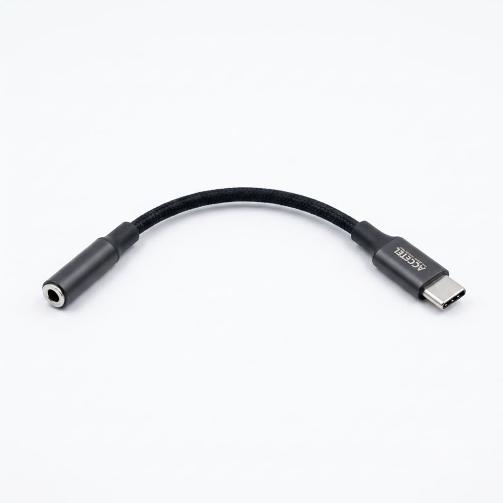 Audio Adapter - Type C to 3.5mm Aux - Black