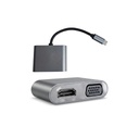 Type C to HDTV+VGA Multifunction Adapter